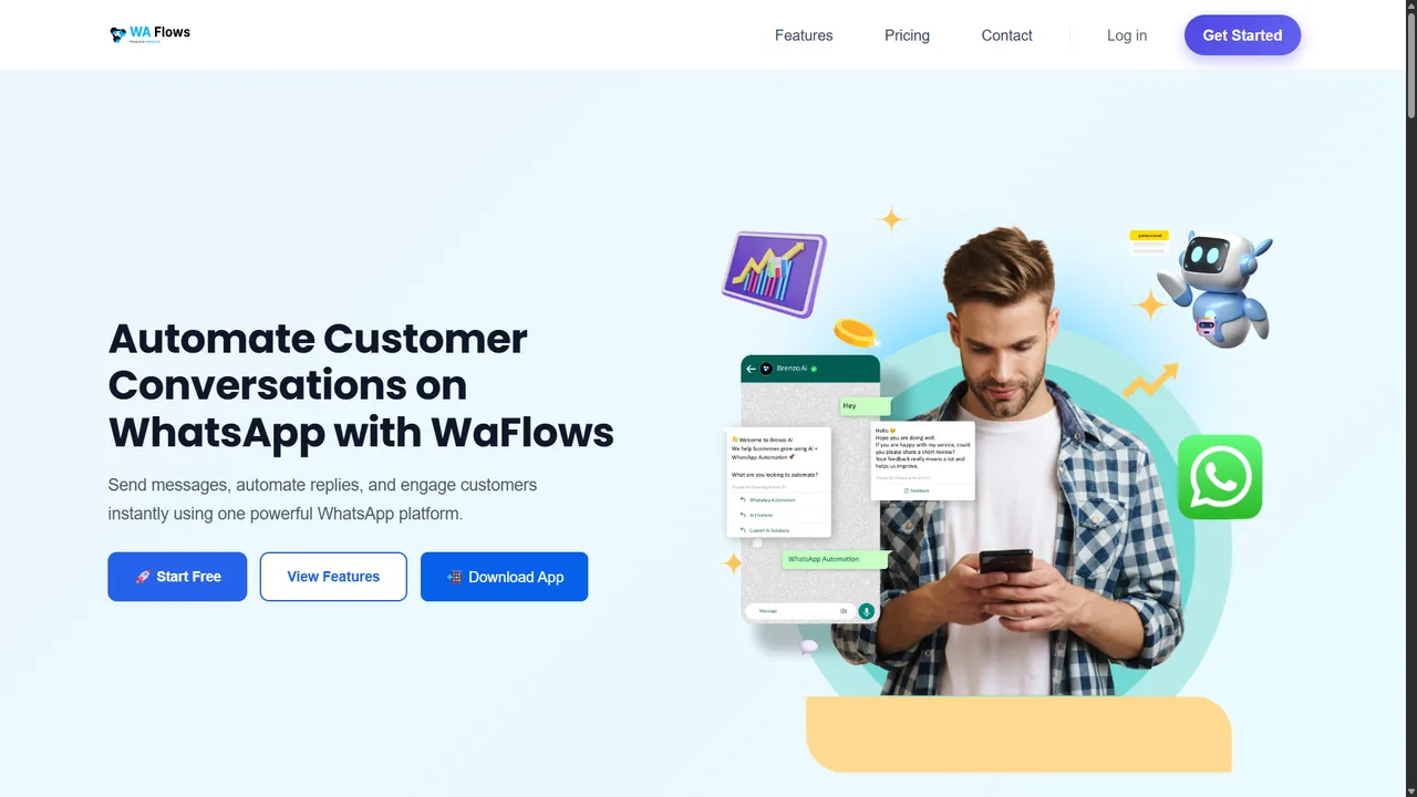 WaFlows — WhatsApp Automation Platform