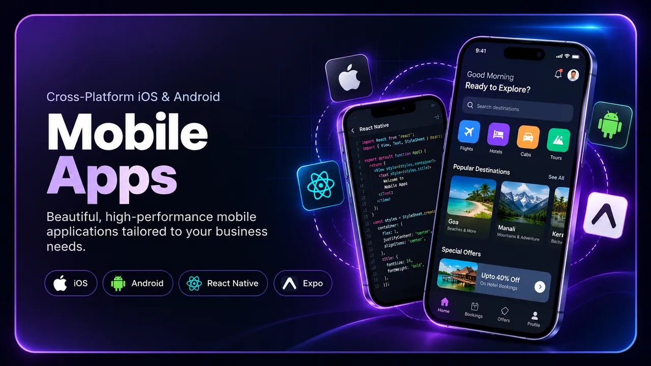 Mobile Apps — Cross-Platform iOS & Android