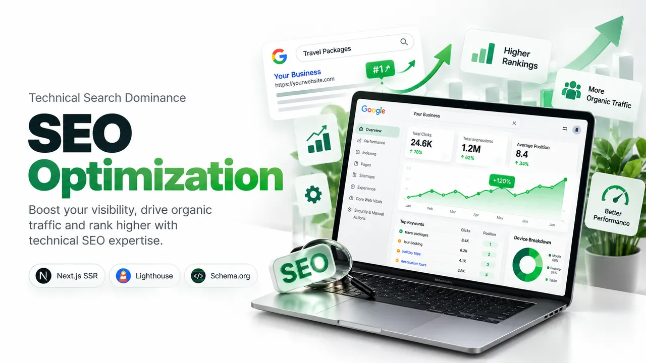 SEO Optimization — Technical Search Dominance